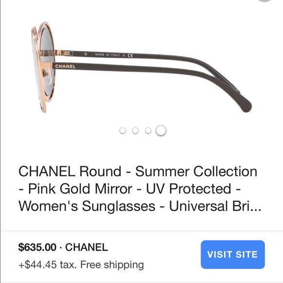 Rose gold chanel sunglasses - Picture 4 of 4